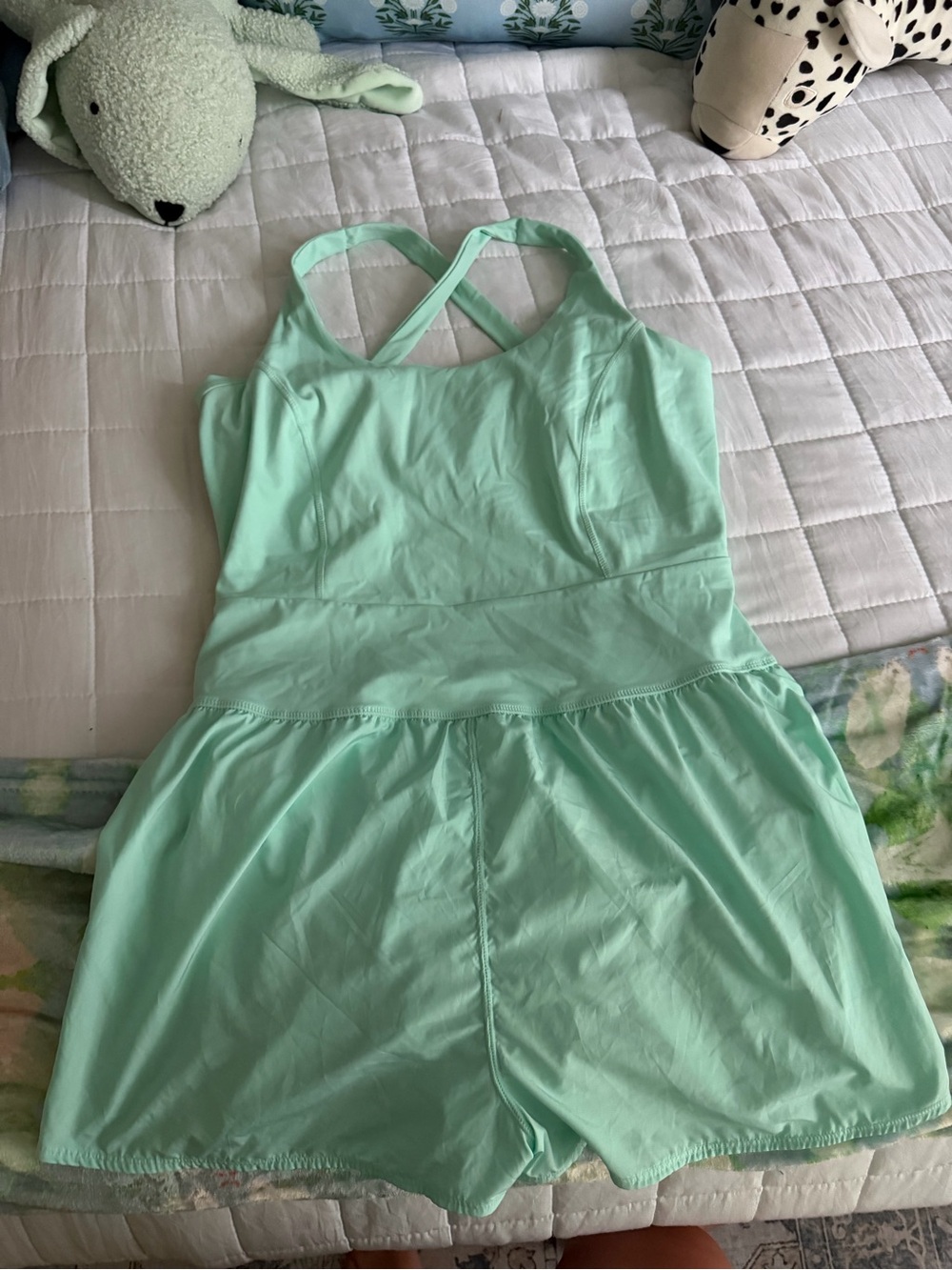 Avia Mint Green Active Romper